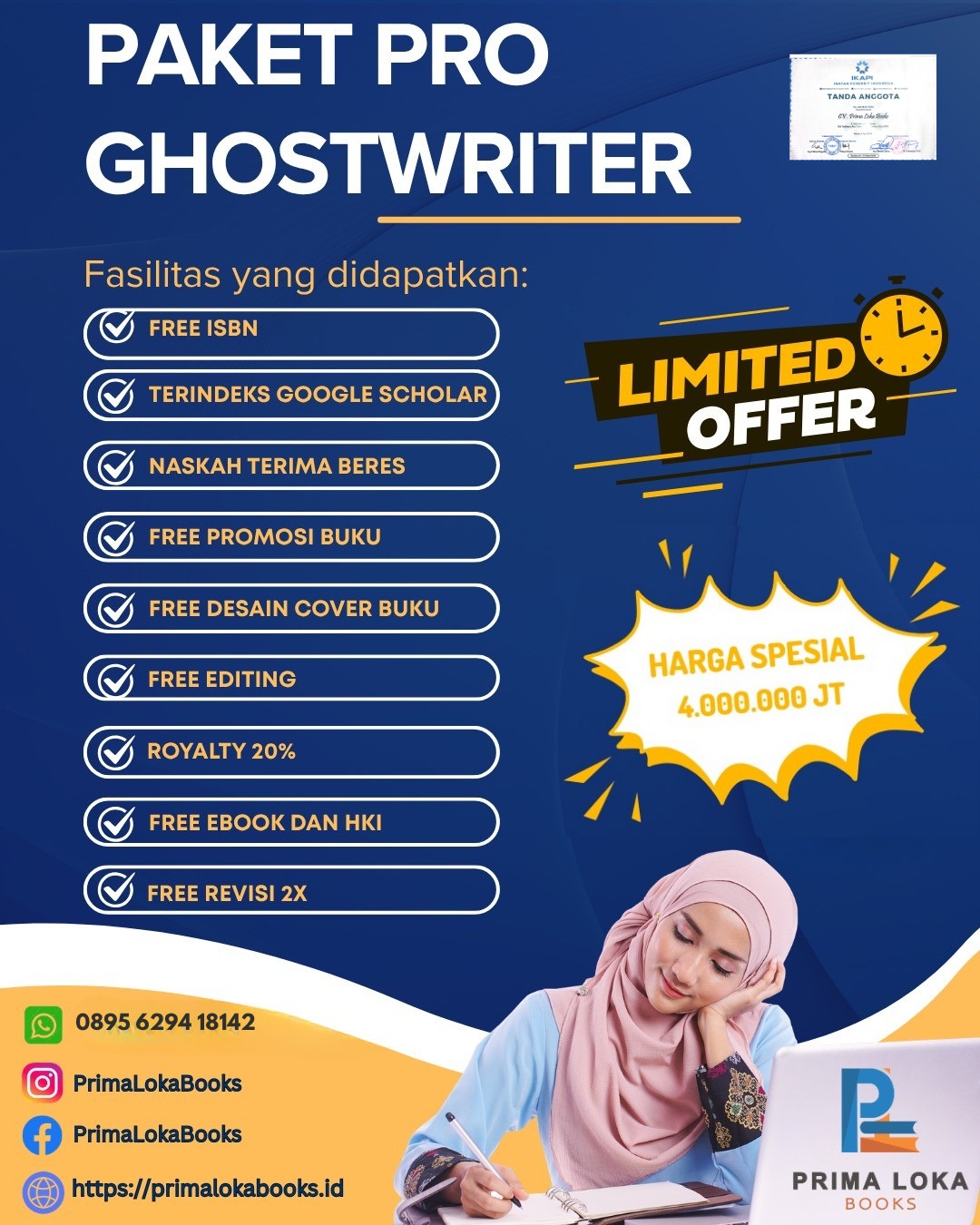 Paket Ghost Writer